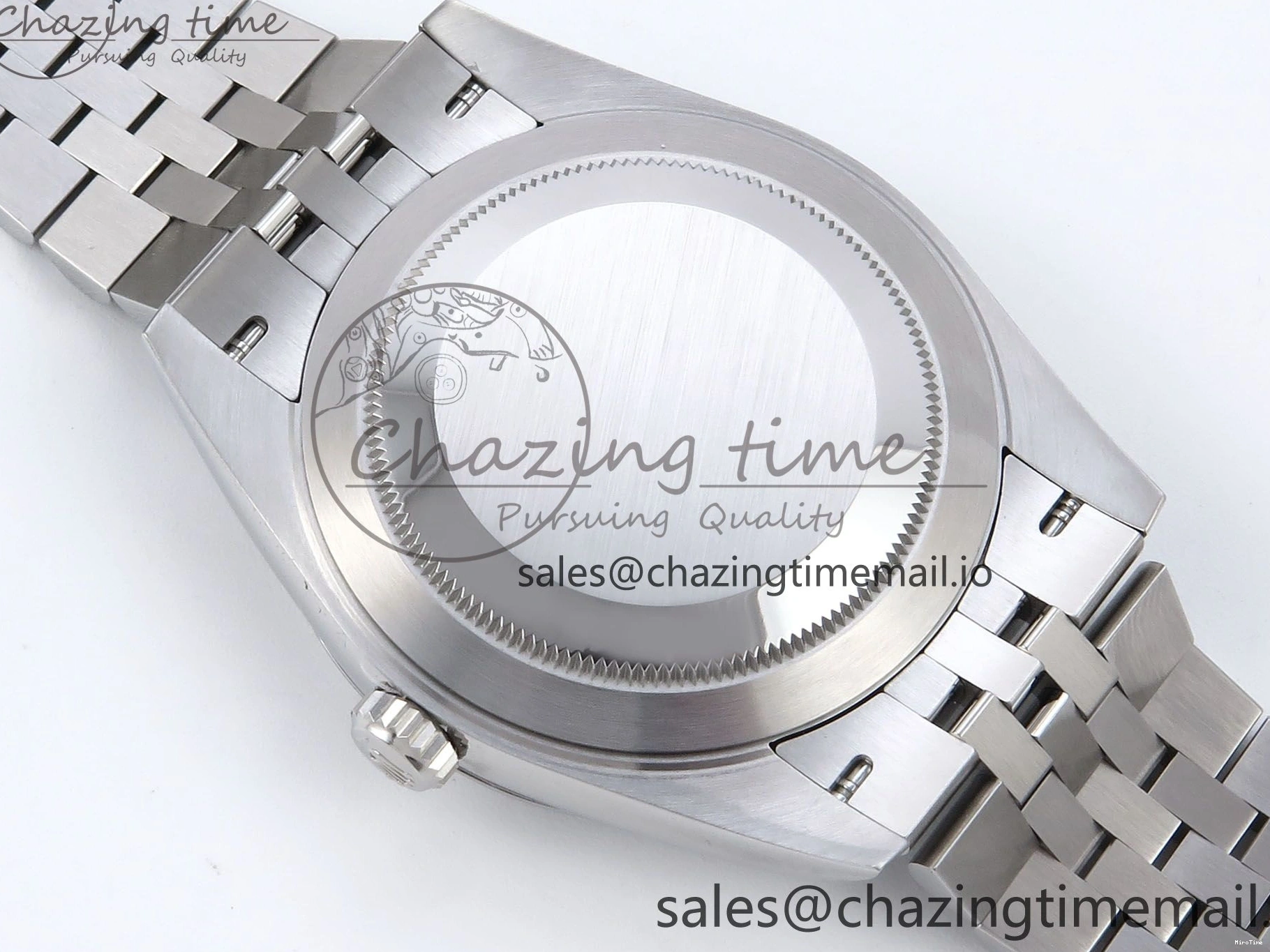 MiroTime 1230 Datejust 126334 41mm SS Clean 1:1 Best Edition White Pearl Moissanite Dial on SS Jubilee Bracelet VR Modern 898